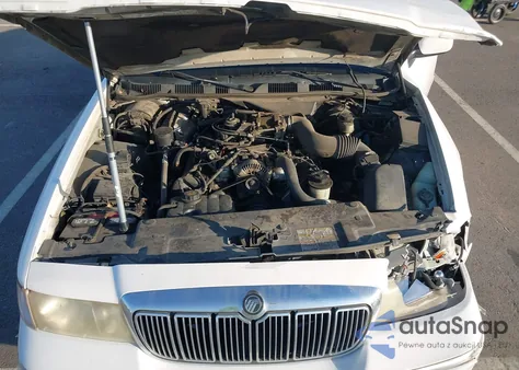 2001 Mercury Grand Marquis Gs z USA, uszkodzony, nr VIN 2MEFM74WX1X634455